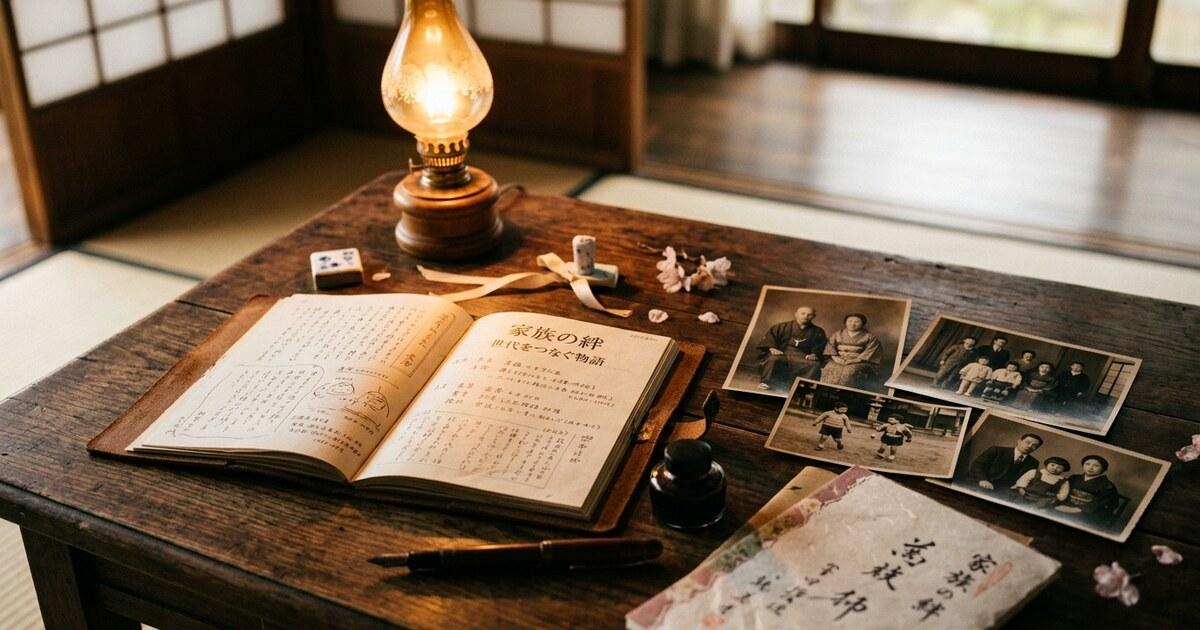 家族史を残す方法|親や祖父母の人生を次の世代へ伝える